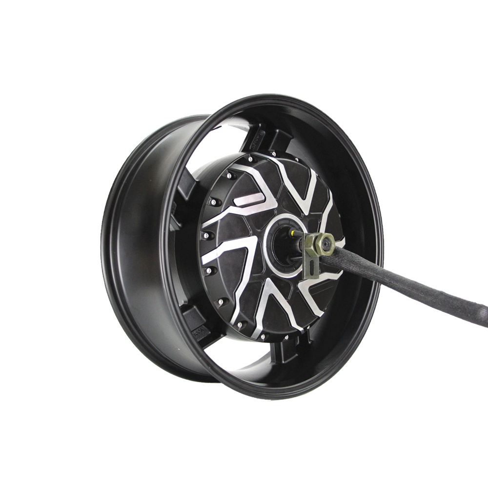12000W 17X6.0inch 12KW 70H V4  - 12000W Electric Motorcycle Hub Motor ulasan dan harga