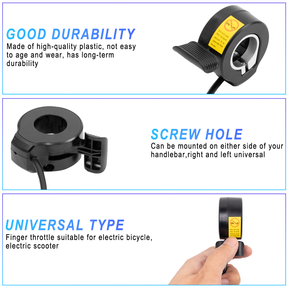 Ebike Thumb Throttle 130X for  - Mid Drive Conversion Kit 1000W ulasan dan harga